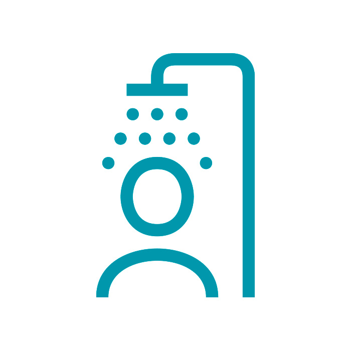 Vestiaires et douches